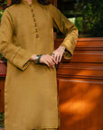 2 Piece Solid Khaddar Suit