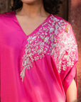 1 Piece Embroidered Silk Kaftan