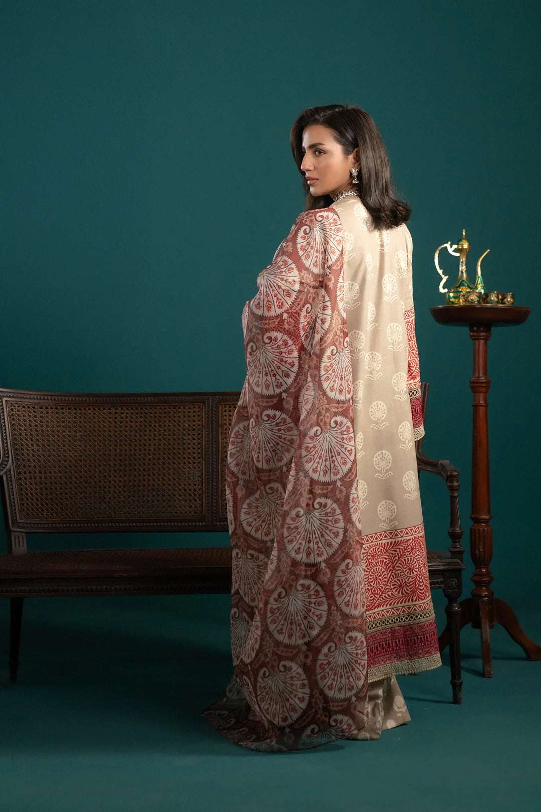 3 Piece Embroidered Lawn Suit