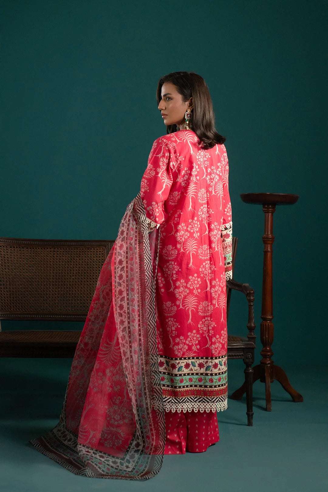 3 Piece Embroidered Lawn Suit