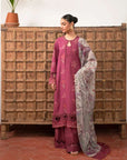 3 Piece Embroidered Karandi Suit Unstitched Winter-24