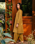 2 Piece Solid Khaddar Suit