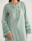 3 Piece Embroidered Khaddar Suit Unstitched Winter-24