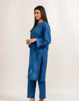 Khaddar 2 Piece Suit Blue