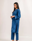 Khaddar 2 Piece Suit Blue