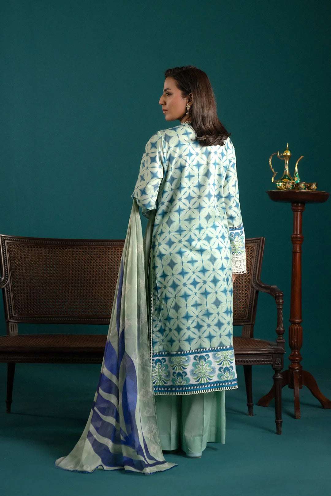 3 Piece Embroidered Lawn Suit