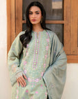 3 Piece Embroidered Khaddar Suit